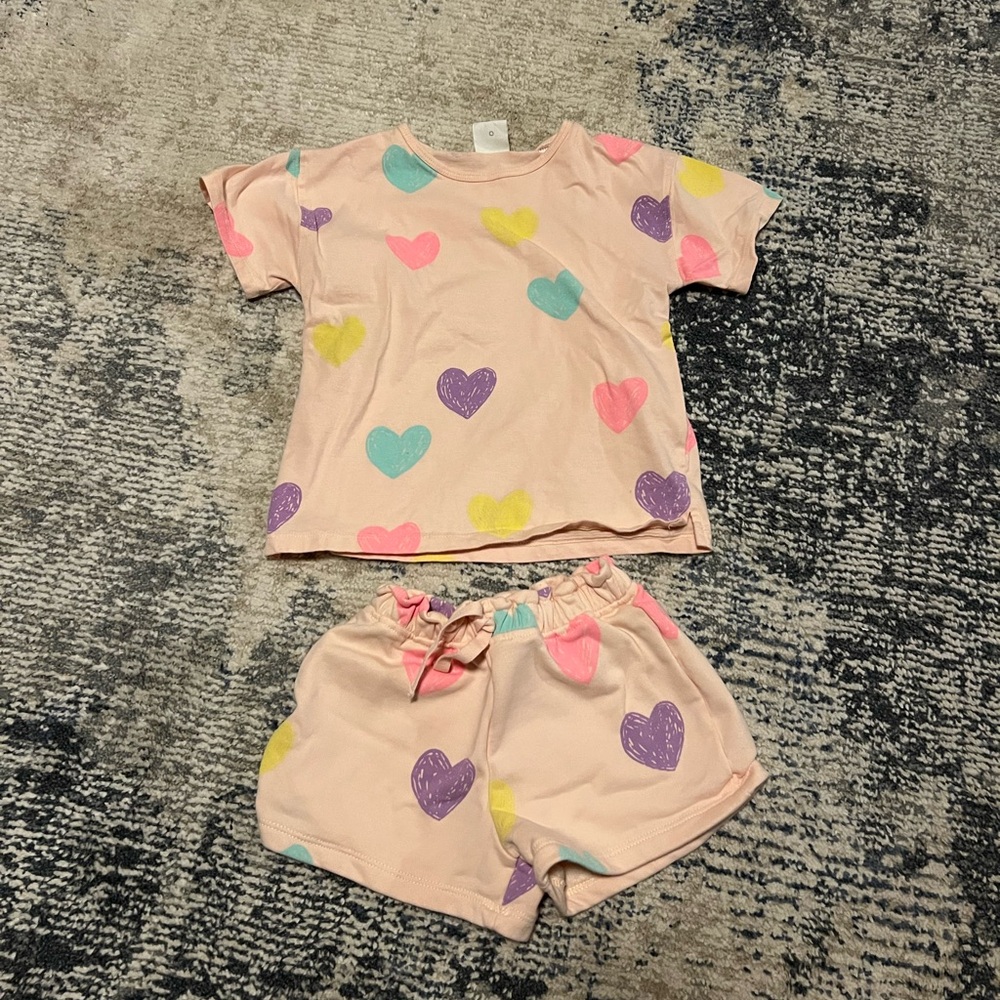 Zara Toddler Tee and Shorts Set